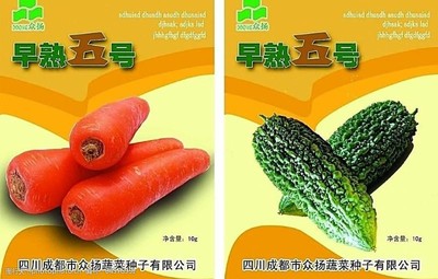 苦瓜种子包装设计素材 从元素到创意指导